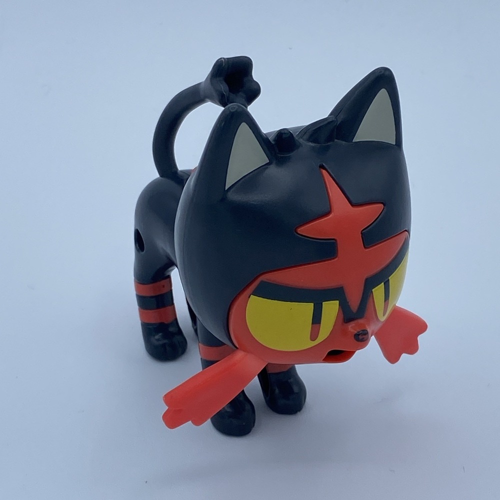 Pokemon Sun Moon‎ Litten McDonalds Figure 2017 Nintendo #5 Kitten Happy Meal Toy
